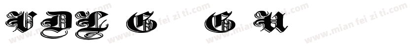 VDL GigaG Ultra字体转换